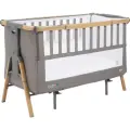 Кровать-трансформер приставная Tutti Bambini CoZee XL 120*60 см Oak/Charcoal 211209/3590