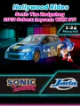 Модель машинки 1:24 Hollywood Rides Соник Sonic/ 2012 Subaru Impreza WRX STI 0801310358719