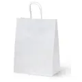 Крафт пакет белый с кручеными ручками, 350*150*450 мм, 10шт