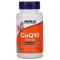 NOW CoQ10 с ягодами боярышника 100 мг 90 шт. 1 шт. нейтральный