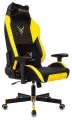 Кресло игровое Knight Neon черный/желтый соты эко. кожа с подголов. крестов. металл