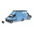 Bruder 02674 Kiddymoon MB Sprinter для перевозки лошадей с фигуркой коня