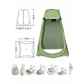 Палатка автоматическая душ-туалет / Туристическая палатка 1-местная для рыбалки/ Походный Тент раздевалка