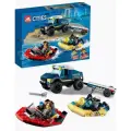 Конструктор Сити Полицейская лодка - 178 деталей/совместим с Lego City/подарок ребенку