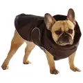 Попона для собак породы французcкий бульдог, коричневый, размер L
