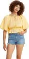 Блуза Levi's Women Calliope Ss Top Golden Shirt, размер M, оранжевый