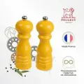 Набор мельниц 18 см Paris u'select Peugeot для соли и перца жёлтый, лак, дерево