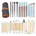 Набор инструментов, стеков для лепки, работы с глиной, пластилином и керамикой, 35 шт.