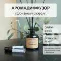 Ароматический диффузор, ароматизатор для дома Соленый океан 100 мл