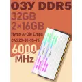 Kingbank Оперативная память White Star Blade RGB DDR5 UDIMM 6000MHz 2*16GB White Heatsink (Hynix A-Die C28 )