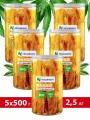 VeganNova Манго сушеное без сахара, вяленое, 100% натуральное, 2,5 кг (5 шт по 500 г)