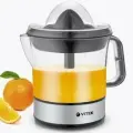 Соковыжималка цитрусовая Vitek VT-3669 25Вт рез. сок:700мл. стальной/черный