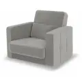Кресло Адель фокус- мебельная фабрика 95х90х95 см светло-серый