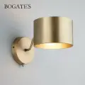 Бра / Настенный светильник Bogate's Pallada 293/1, E14, 60 Вт, с выключателем, цвет латунь