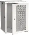 ITK Шкаф коммутационный ITK Linea W (LWR3-12U66-PF) настенный 12U 600x600мм пер. дв. перфор. 90кг серый 500мм 200град. 635мм IP00 IK10 сталь
