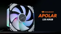 Вентилятор охлаждения COUGAR APOLAR 120, с подсветкой, белый