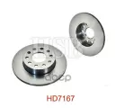 Диск тормозной задний AUDI A3, SKODA OCTAVIA, VW TOURAN 1.4-2.0TDI 03> HSB арт. HD7167