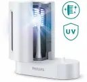 Дезинфектор для зубных щеток Philips HX6907/01, 10 мин УФ-очистка, белый