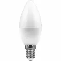 Лампа светодиодная Feron E14 9W 2700K Свеча Матовая LB-570 10 штук В комплекте