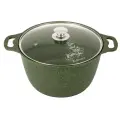 Кастрюля 6 л KUKMARA Trendy style, K61TSML, алюминий, малахитовый