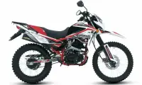 Мотоцикл эндуро VENTO ENDURO 250 куб. см, ПТС, 15 л. с, цвет бело-красный VENTO-ENDURO250-WHRD