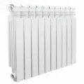 Радиатор алюминиевый аквапром AL 500/80 A21 10 секций, белый