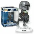 Фигурка На шагоходе AT-RT Мандалорец и Грогу от Funko POP! 837 коллекционная