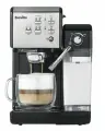 Breville Prima Latte II Портафильтр-машина Эспрессо-машина/кофемашина Профессиональная помпа на 19 бар и вспениватель молока, серебристый цвет VCF108X и бытовая техника Bosch TSM6A013B Кофемолка, черная