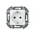 6 шт. Legrand INSPIRIA Белый Розетка 2К+З со шторками - немецкий стандарт - 16 А - 250 В, 673730