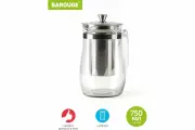 Заварочный стеклянный чайник с металлическим ситом BAROUGE BF-513/30 750 мл BF-513 750 мл/чайник