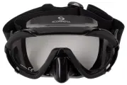 Маска для плавания детская SCORPENA MIAMI JUNIOR, чёрная
