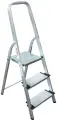 Стремянка Новая Высота 3 Ступени Nv1117 С Широкими Ступенями Рабочая Высота: 2.59 М, Нагрузка 150 Кг.
