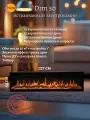 Электроочаг Dream 50, 127 см, 12 цветов пламени и дров, сенсорная ПУ, обогрев, таймер