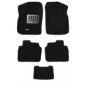 Коврики текстильные 3D Euromat для GEELY Tugella / 3Д Евромат для Джили Тугелла (Тугела), с металлическим подпятником, черные