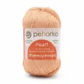 Пряжа для вязания Пехорка 'Жемчужная' 100г, 425м (50% хлопок, 50% вискоза) (18 персик), 5 мотков