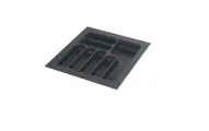 Лоток для столовых приборов Starax, в модуль 500, антрацит