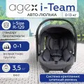 Автокресло Agex i-Team, крепление автомобильными ремнями, до 13 кг