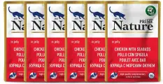 PRIME NATURE 100гр в желе Курица с морским окунем для кошек х 6шт.