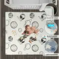 Коврик детский для ползания 180x200 MIKMEL Premium Космос/Море
