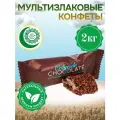 Конфеты мультизлаковые Co barre DE CHOCOLAT, темная глазурь, 2 кг