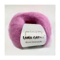 Пряжа Silk Mohair Lana Gatto - 9377 светлый ярко-розовый