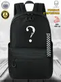 UFO PEOPLE Рюкзак школьный для подростков, мужской женский, черный, спортивный, городской, для ноутбука/ Ранец с принтом аниме для учеников в школу, для спорта, тренировок, 40х35