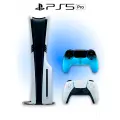 Игровая приставка Sony PlayStation 5 PRO (Digital) + дисковод + 2-й геймпад (сине-черный, Rythm Blue)