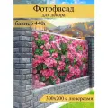 Фотофасад для забора, декоративный баннер для дачи и дома, 200х300см