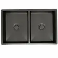 Стальная кухонная мойка Reflexion Garda RX2170BL, оружейная сталь