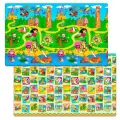 Коврик развивающий для детей двусторонний Funkids Big-12, размер 230х140 см, толщина 12 мм (мягкий пол для детской комнаты) арт. FD-B12-2S-001