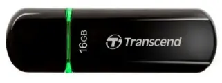 Флеш-память Transcend JetFlash 600, 16Gb, USB 2.0, чер, TS16GJF600