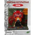 3D картина, сборный макет с принтом игра DOOM (Дум, Думгай, ностальгия, классика) - 224126