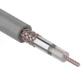 REXANT Кабель коаксиальный Rexant RG-58 A/U, 50 Ом, Cu/Al/Cu, 64%, бухта 100 м, серый