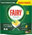 Капсулы для посудомоечной машины Fairy Original Lemon All in One, 100 шт, дой-пак